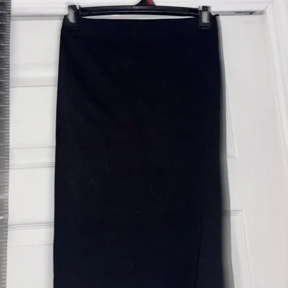 Elegant Black Pencil Skirt by hype size small tts rare nwot midi - Picture 2 of 7